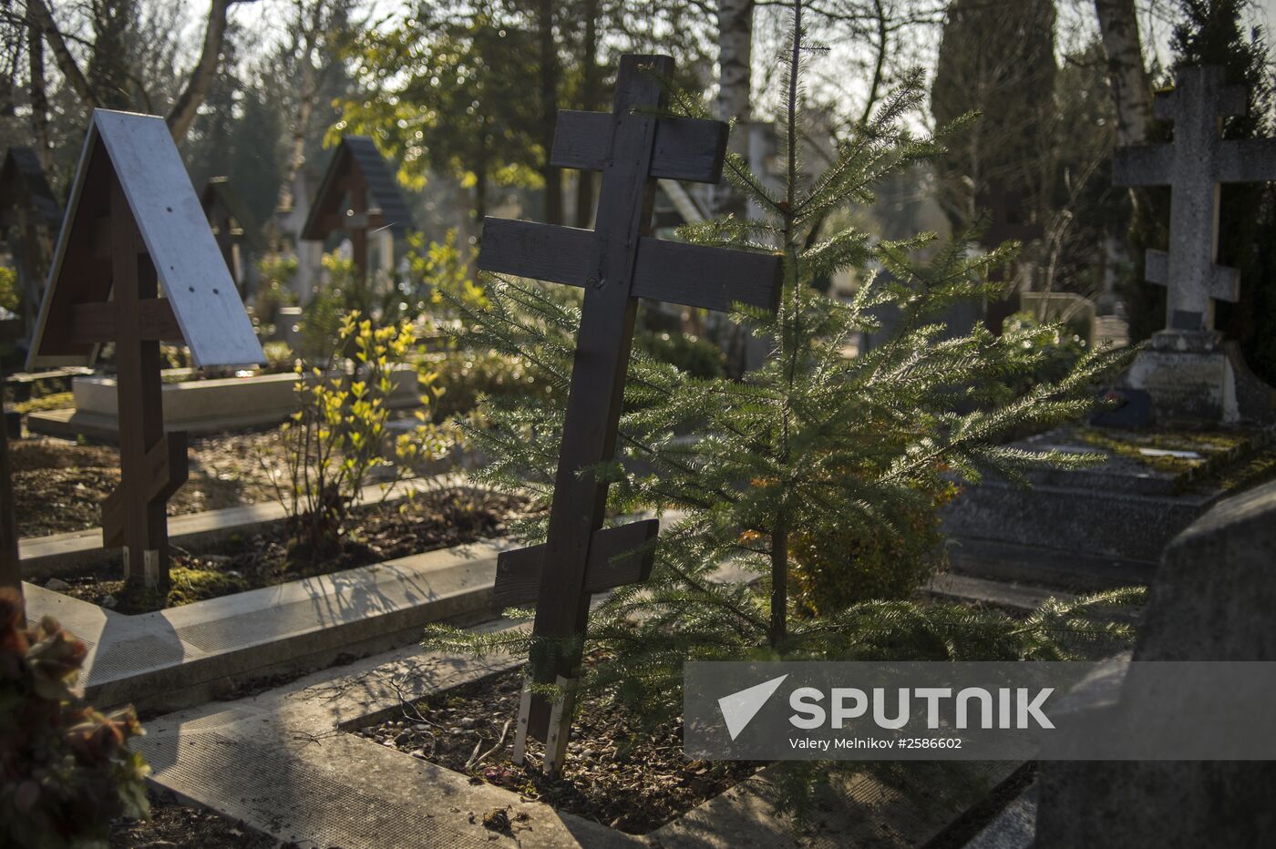 St.Genevieve-des-Bois Russian Cemetery in France