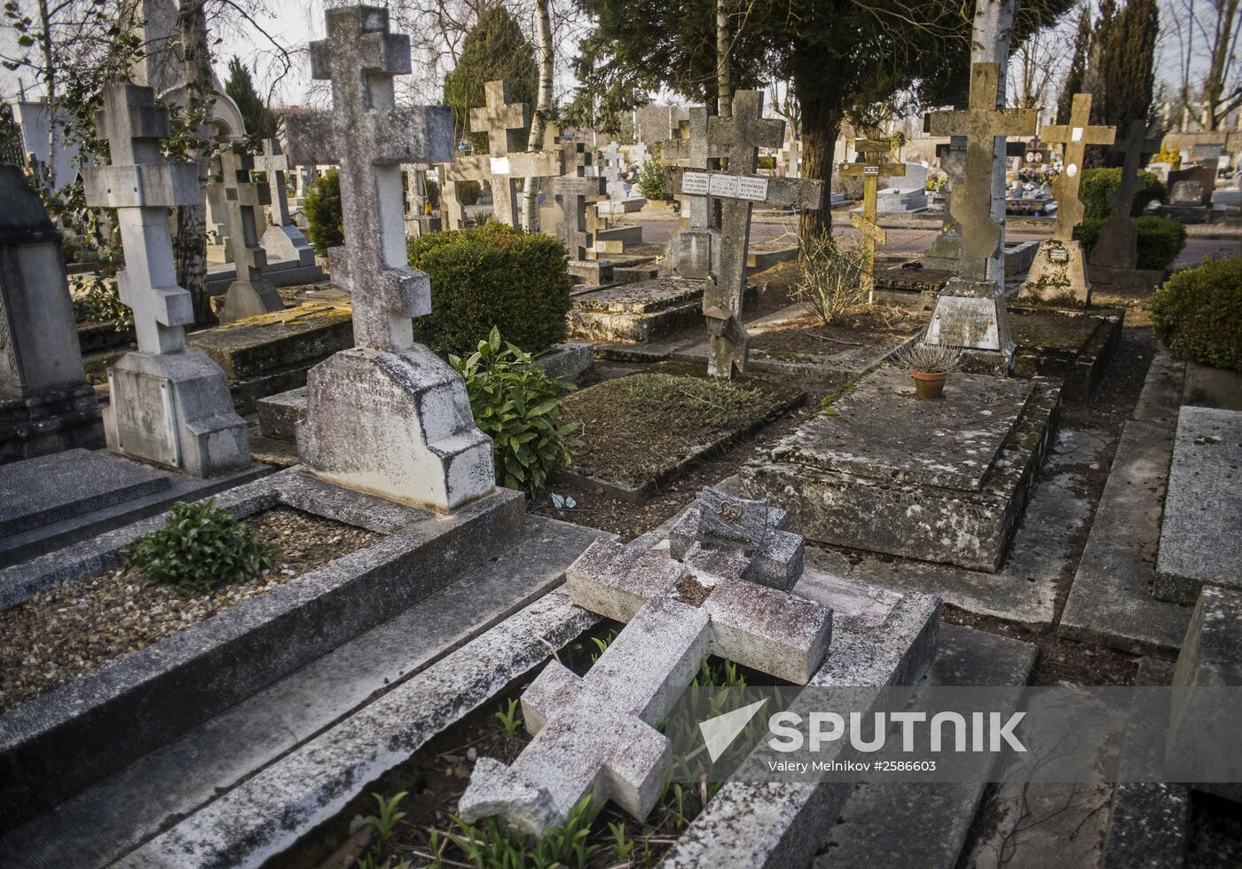 St.Genevieve-des-Bois Russian Cemetery in France