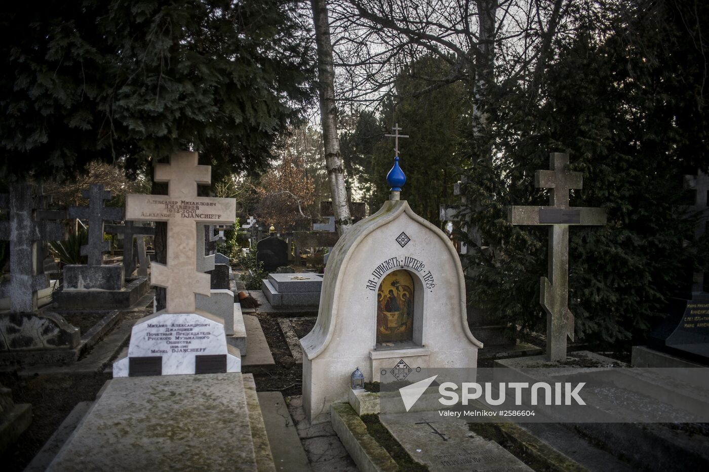 St.Genevieve-des-Bois Russian Cemetery in France