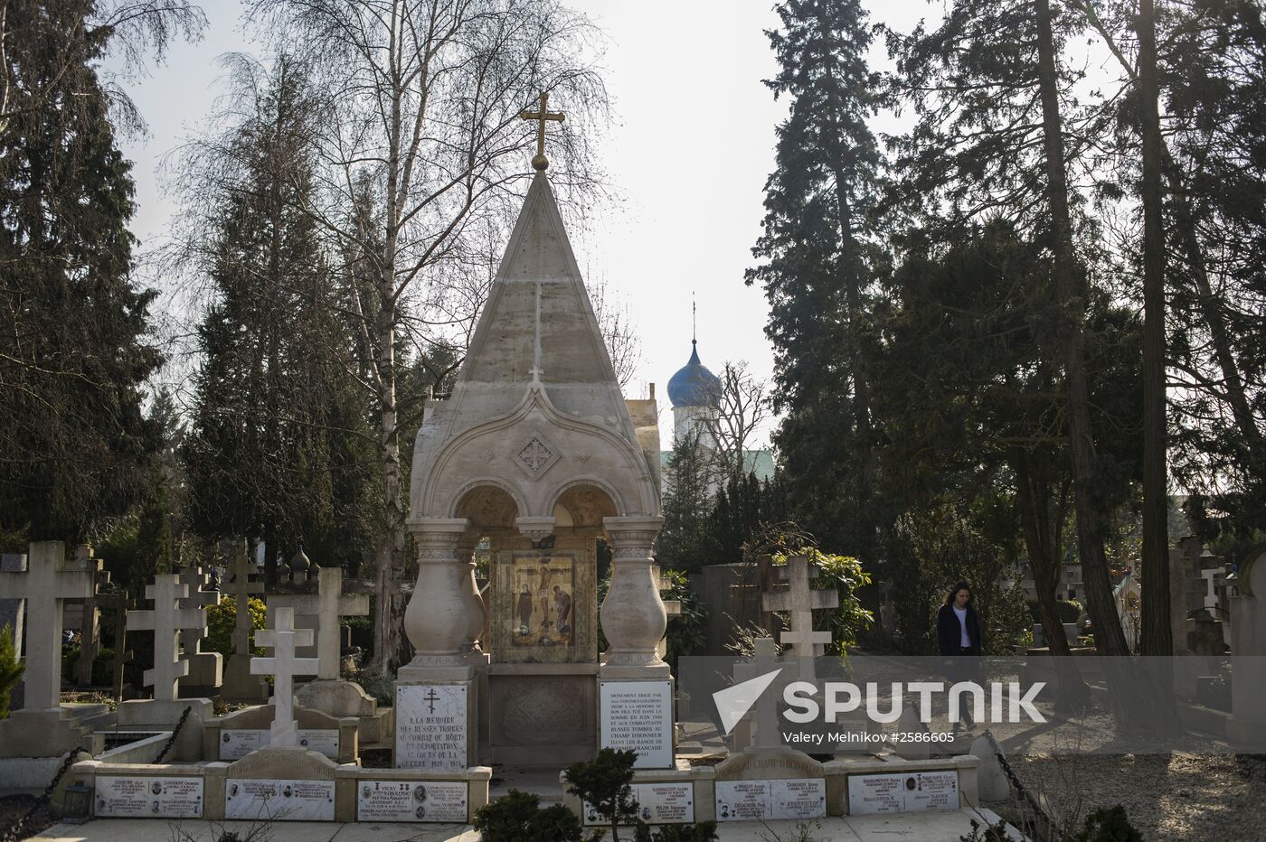 St.Genevieve-des-Bois Russian Cemetery in France