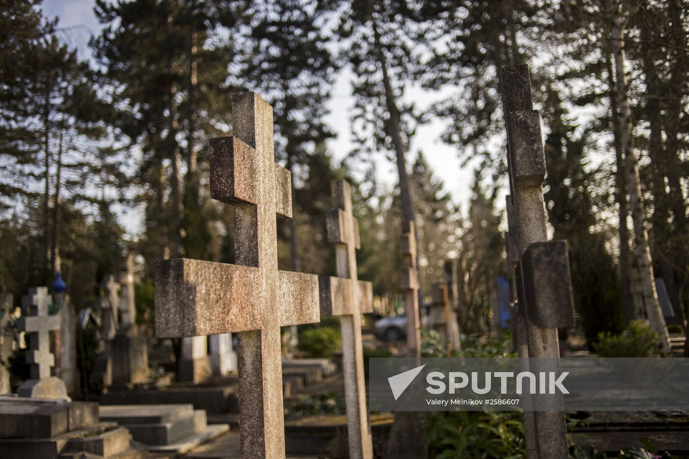 St.Genevieve-des-Bois Russian Cemetery in France