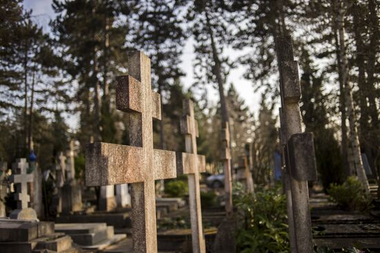 St.Genevieve-des-Bois Russian Cemetery in France