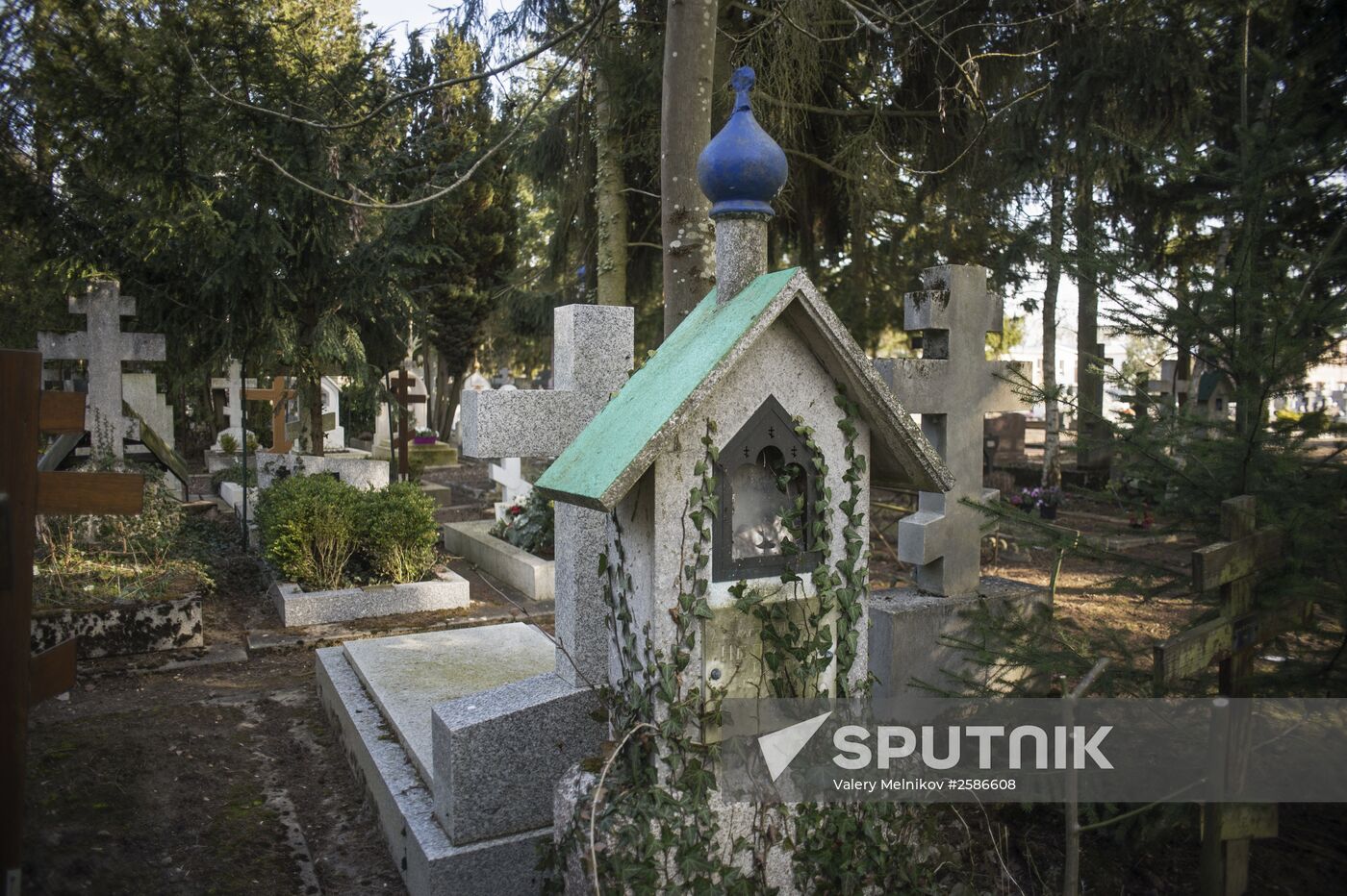 St.Genevieve-des-Bois Russian Cemetery in France