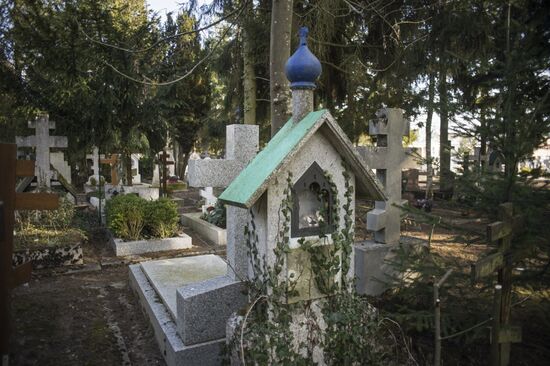 St.Genevieve-des-Bois Russian Cemetery in France