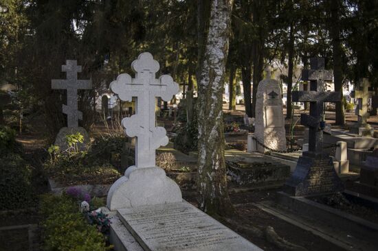 St.Genevieve-des-Bois Russian Cemetery in France