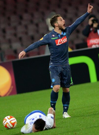 Football. Europa League. Napoli vs Dynamo