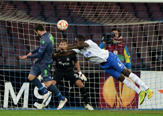 Football. Europa League. Napoli vs Dynamo