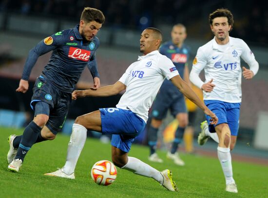 Football. Europa League. Napoli vs Dynamo