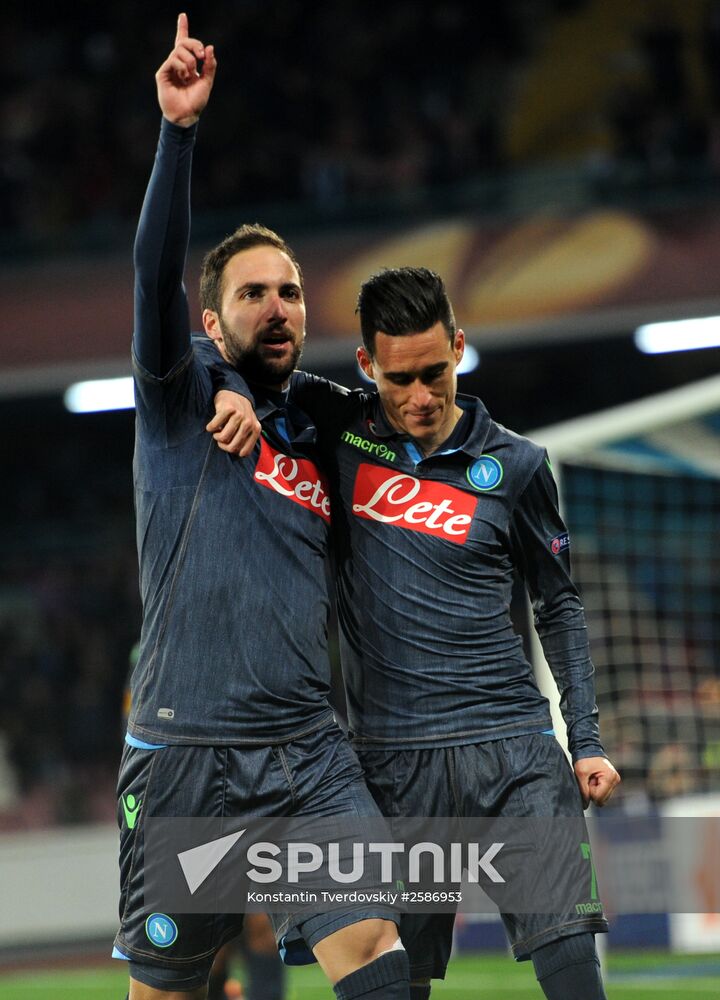 Football. Europa League. Napoli vs Dynamo