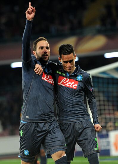 Football. Europa League. Napoli vs Dynamo