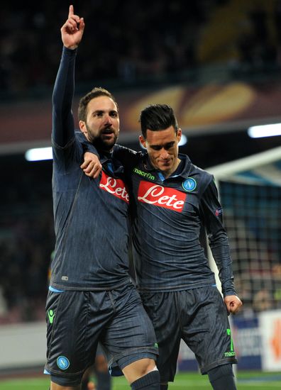 Football. Europa League. Napoli vs Dynamo