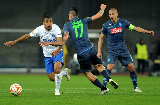 Football. Europa League. Napoli vs Dynamo