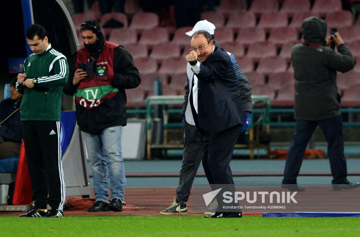 Football. Europa League. Napoli vs Dynamo