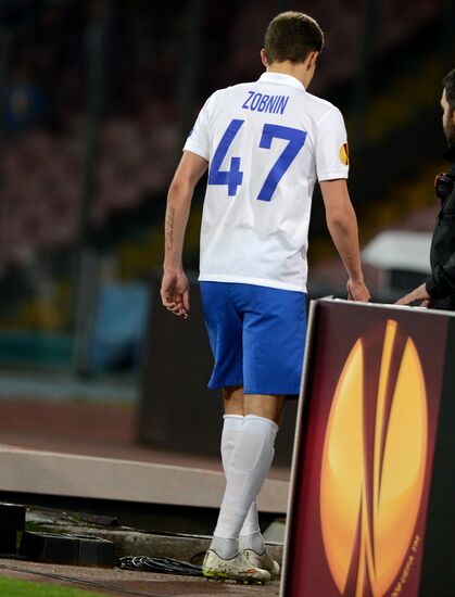 Football. Europa League. Napoli vs Dynamo