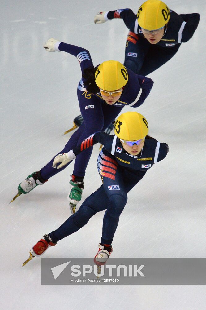 World Short Track Speed Skating Championships. Day One