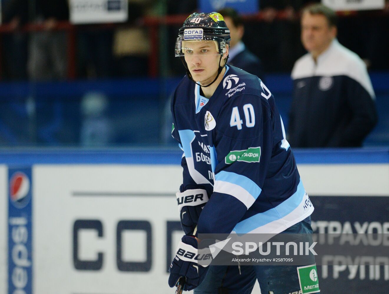 Ice hockey. KHL. Sibir vs. Metallurg Magnitogorsk