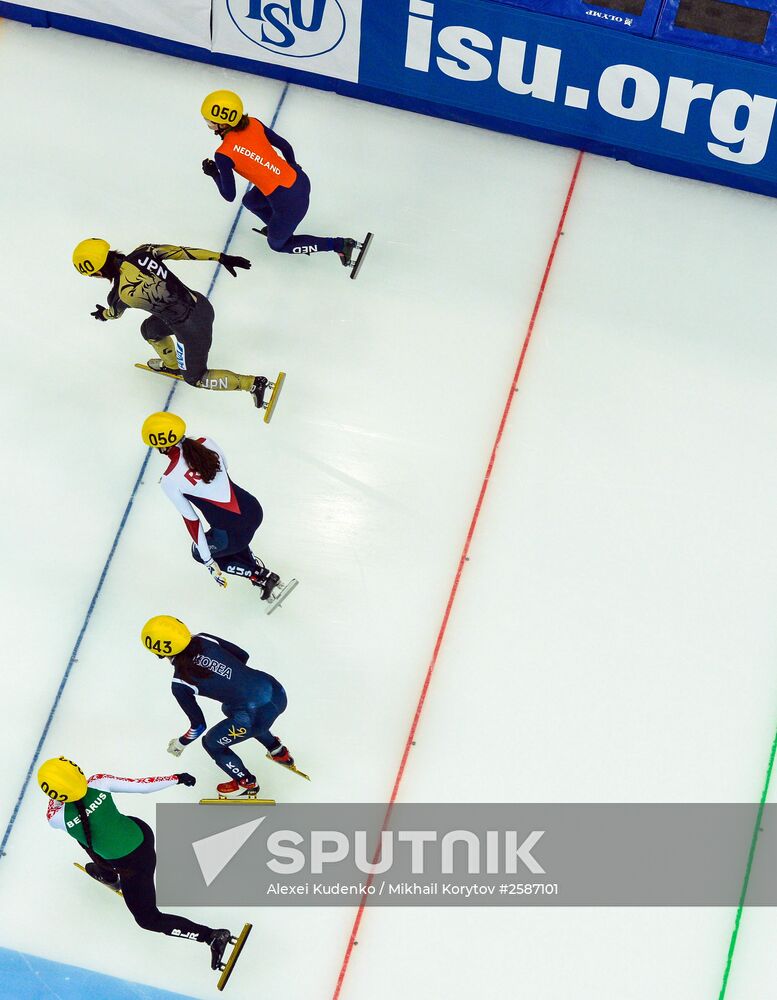 World Short Track Speed Skating Championships. Day One