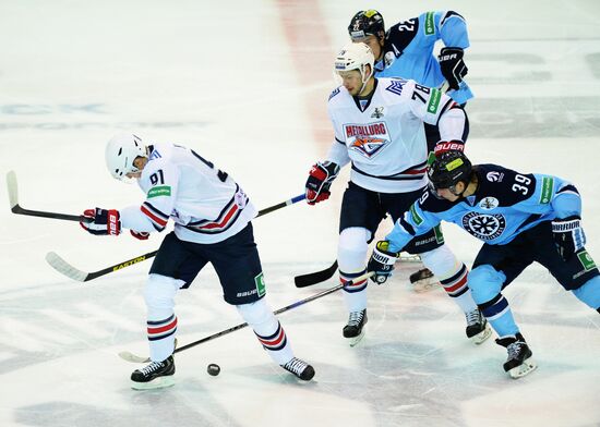 Ice hockey. KHL. Sibir vs. Metallurg Magnitogorsk