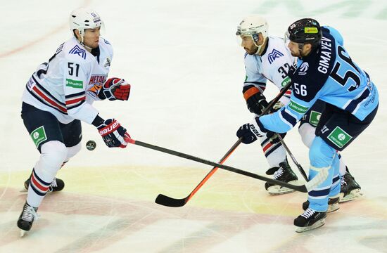 Ice hockey. KHL. Sibir vs. Metallurg Magnitogorsk