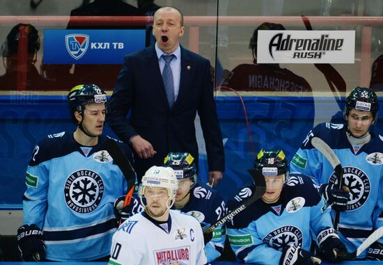 Ice hockey. KHL. Sibir vs. Metallurg Magnitogorsk