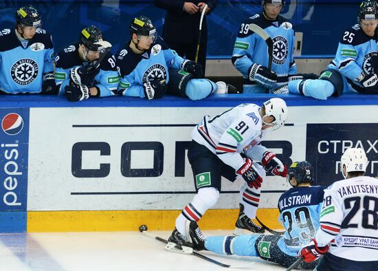 Ice hockey. KHL. Sibir vs. Metallurg Magnitogorsk