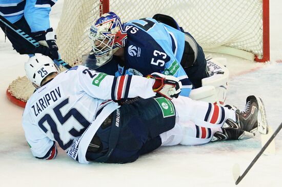 Ice hockey. KHL. Sibir vs. Metallurg Magnitogorsk