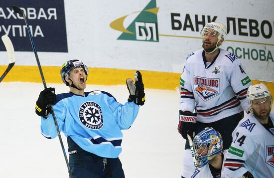 Ice hockey. KHL. Sibir vs. Metallurg Magnitogorsk