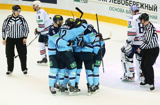 Ice hockey. KHL. Sibir vs. Metallurg Magnitogorsk