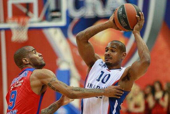 Basketball. Euroleague. CSKA vs. Anadolu Efes