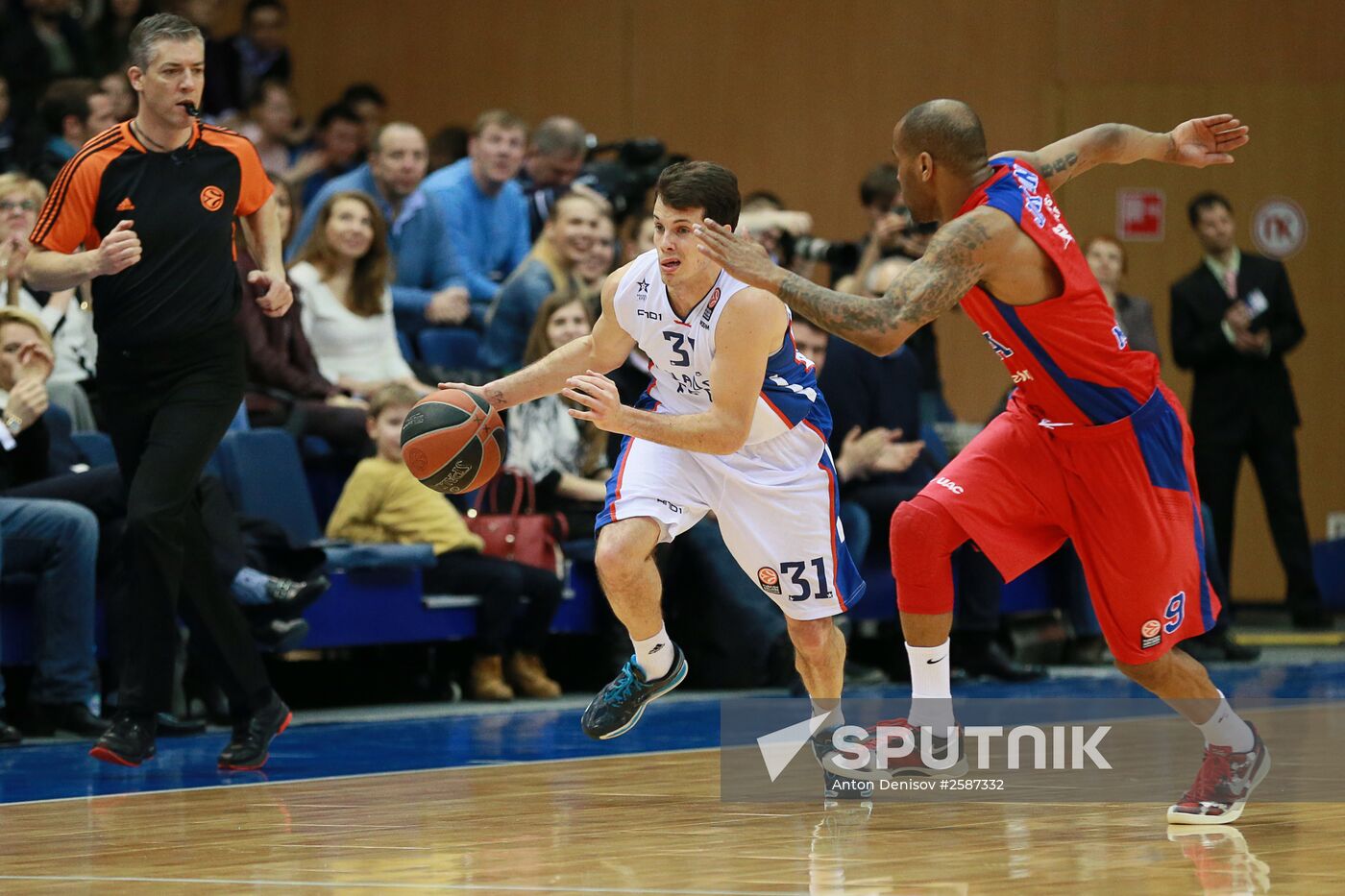 Basketball. Euroleague. CSKA vs. Anadolu Efes