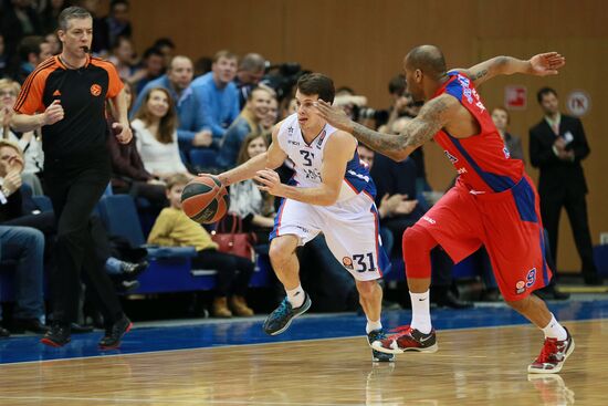 Basketball. Euroleague. CSKA vs. Anadolu Efes