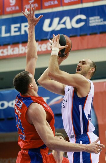 Basketball. Euroleague. CSKA vs. Anadolu Efes