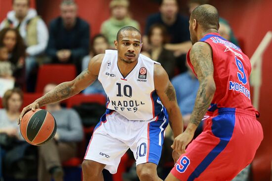 Basketball. Euroleague. CSKA vs. Anadolu Efes