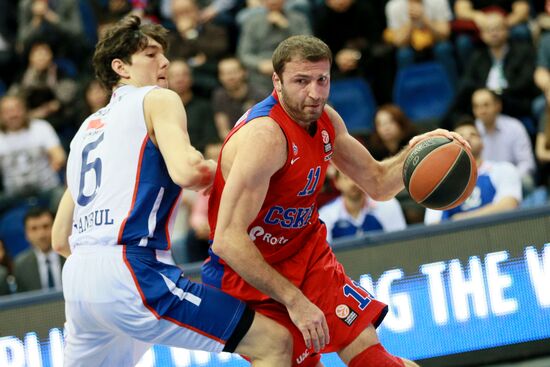 Basketball. Euroleague. CSKA vs. Anadolu Efes