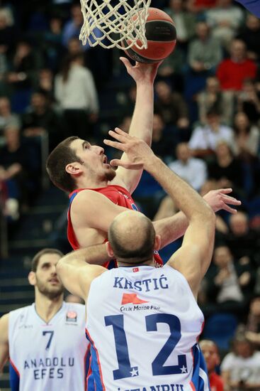 Basketball. Euroleague. CSKA vs. Anadolu Efes