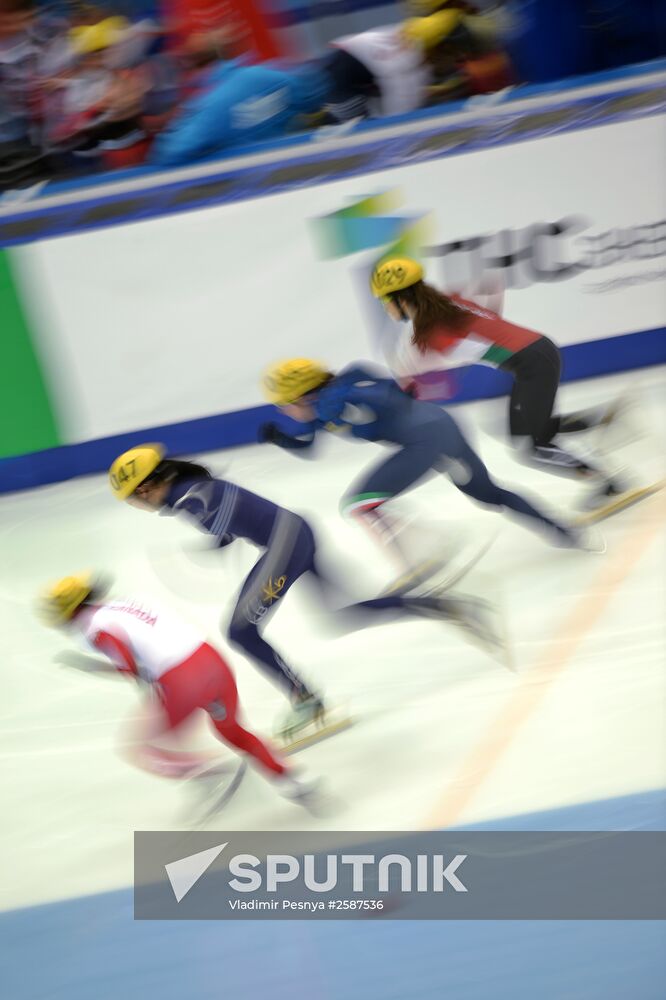 World Short Track Speed Skating Championships. Day One