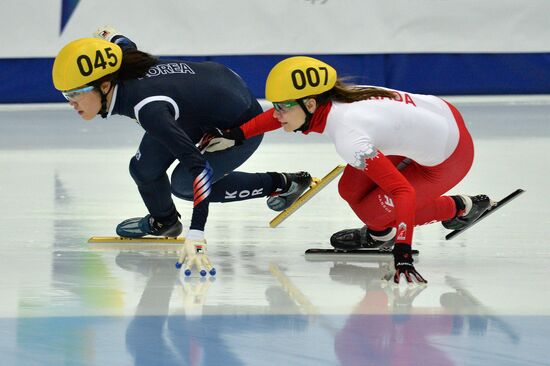 World Short Track Speed Skating Championships. Day One