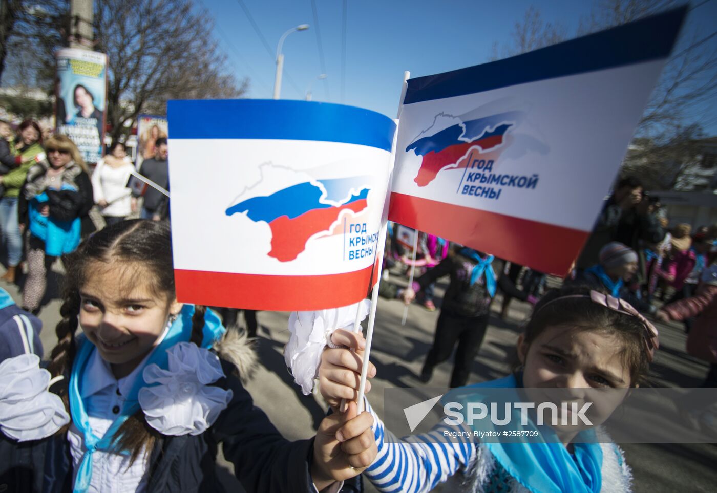 Crimean Spring anniversary celebrated in Simferopol