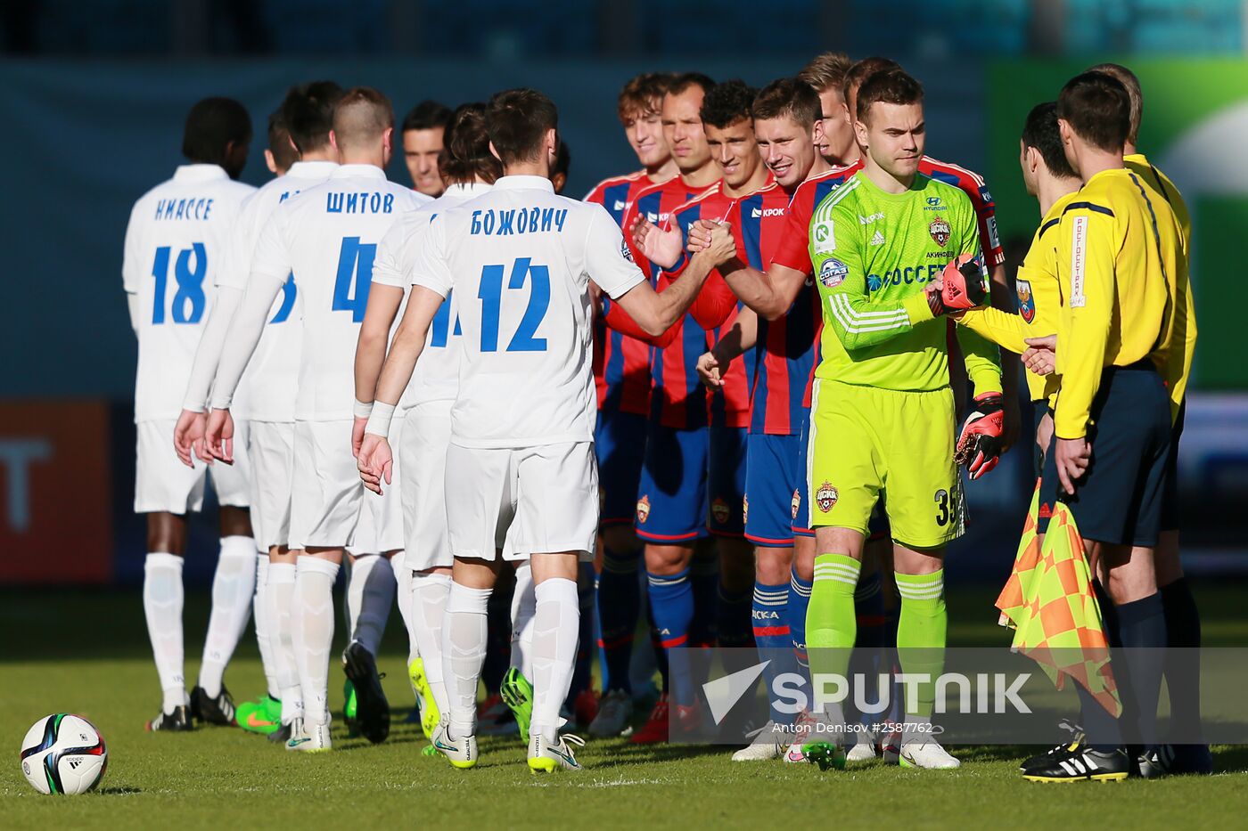 Football. Russian Premiere League. CSKA vs. Mordovia