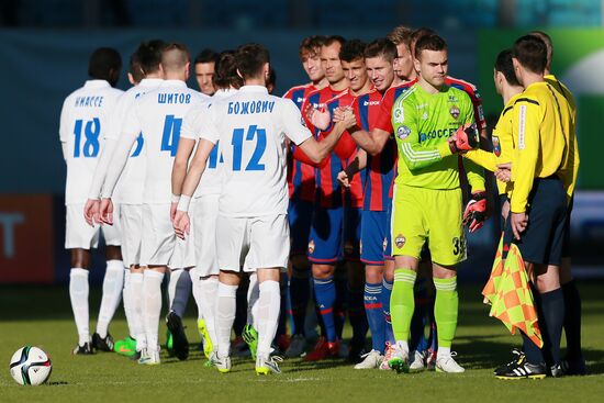 Football. Russian Premiere League. CSKA vs. Mordovia