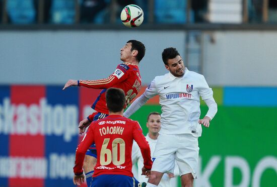 Football. Russian Premiere League. CSKA vs. Mordovia