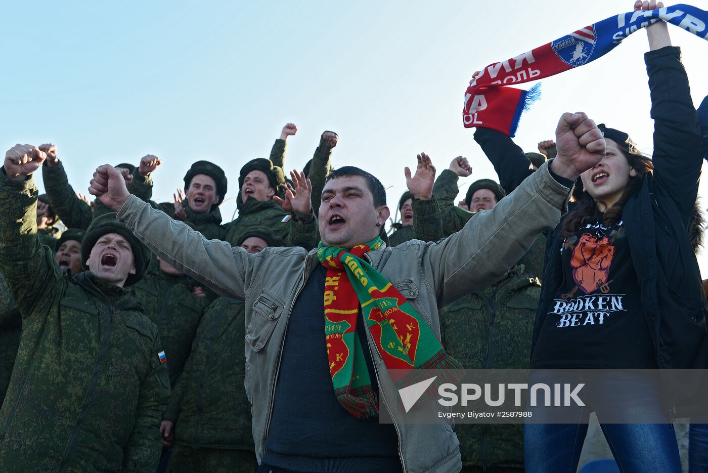Crimean Football Cup. TSK Simferopol vs. SKChF Sevastopol