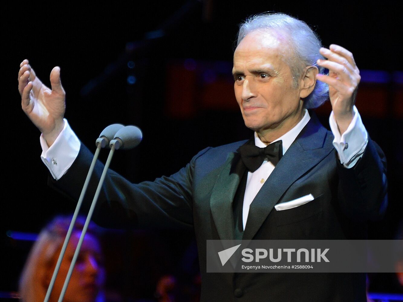 Jose Carreras gives concert in Moscow