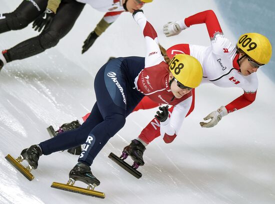 World Short Track Speed Skating Championships. Day Three