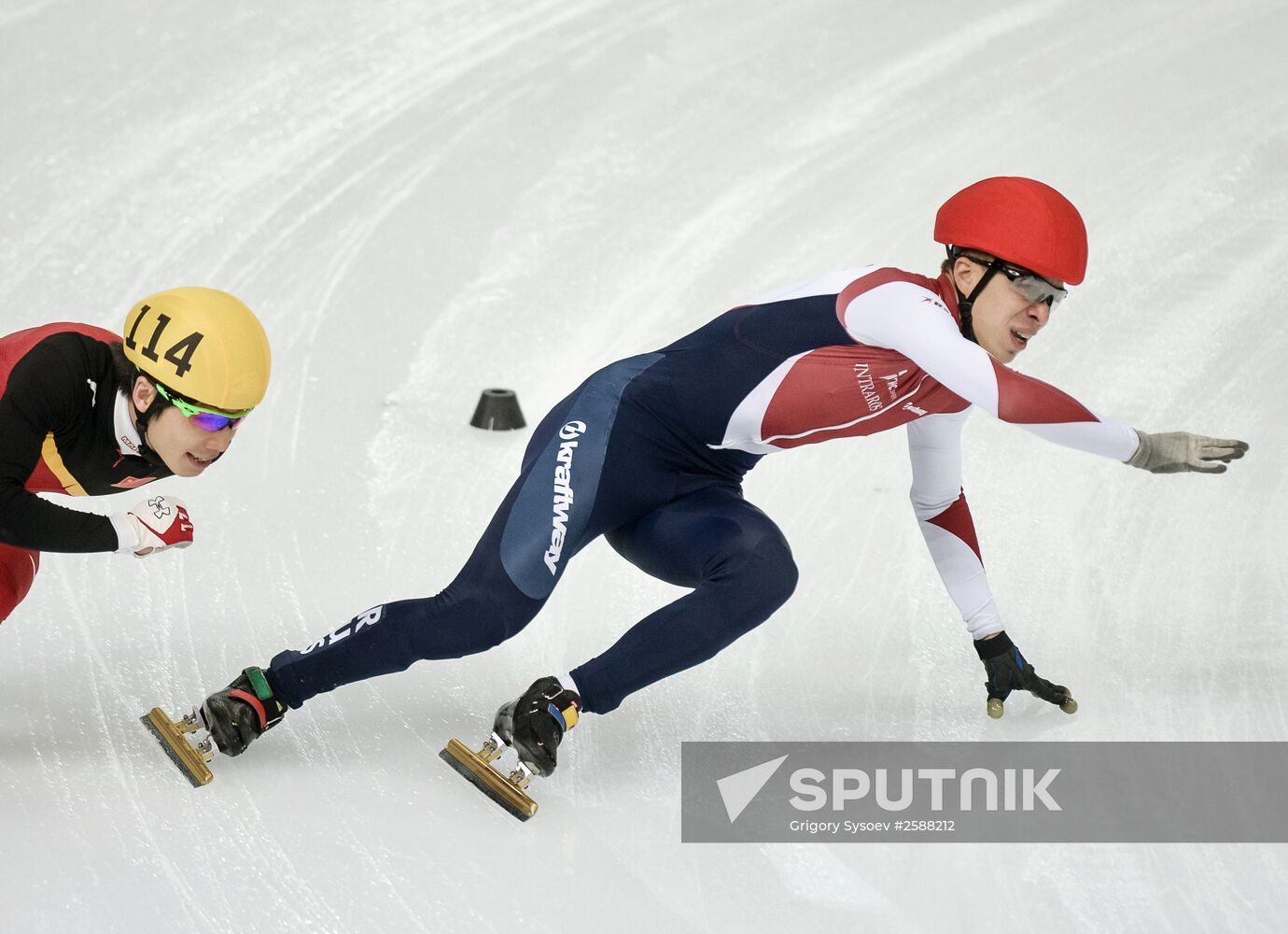 World Short Track Speed Skating Championships. Day Three