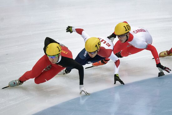 World Short Track Speed Skating Championships. Day Three