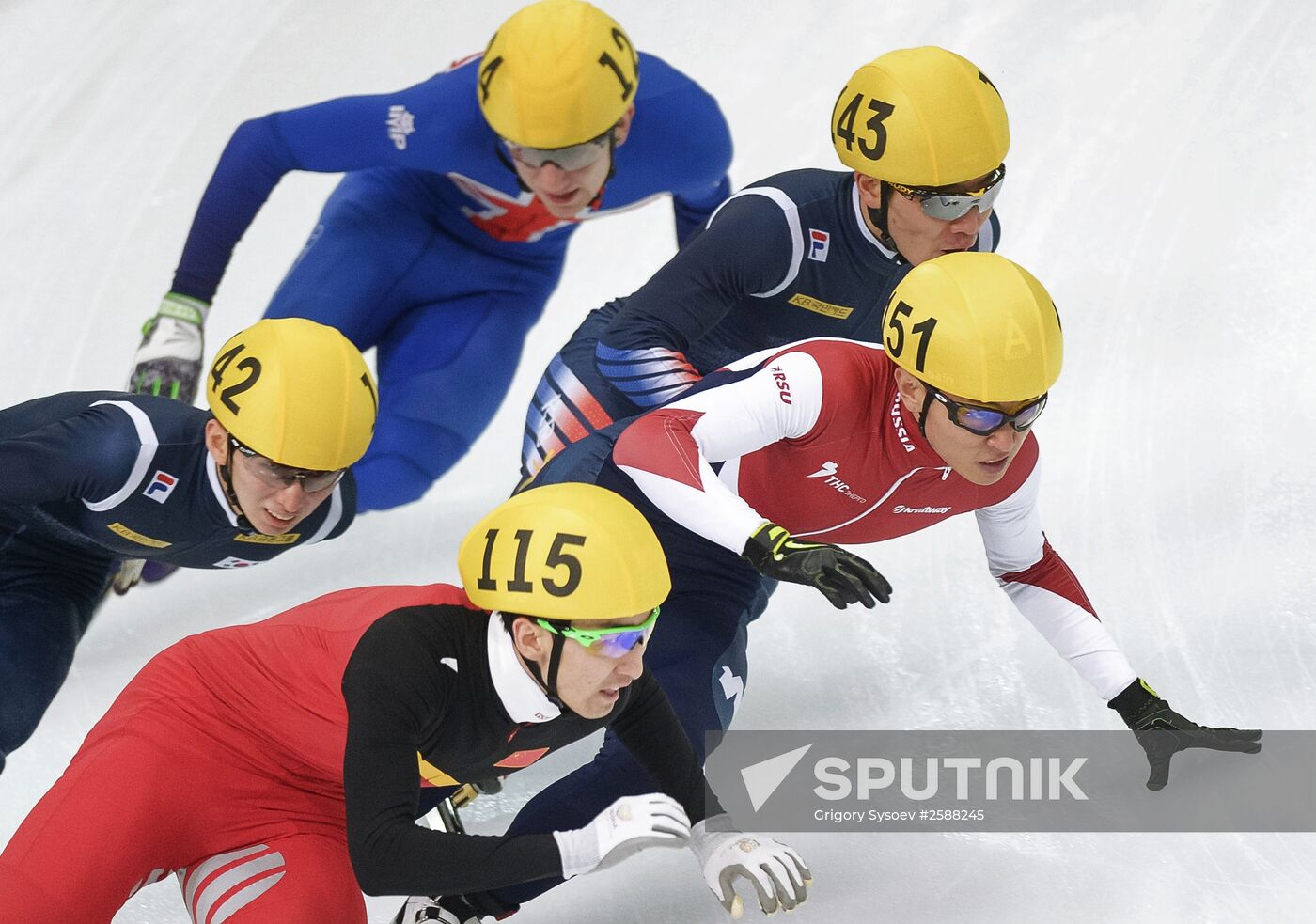 World Short Track Speed Skating Championships. Day Three