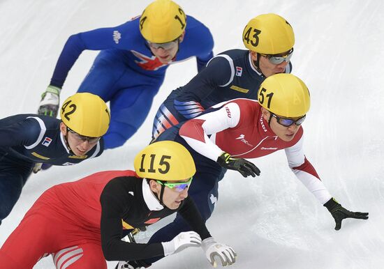 World Short Track Speed Skating Championships. Day Three