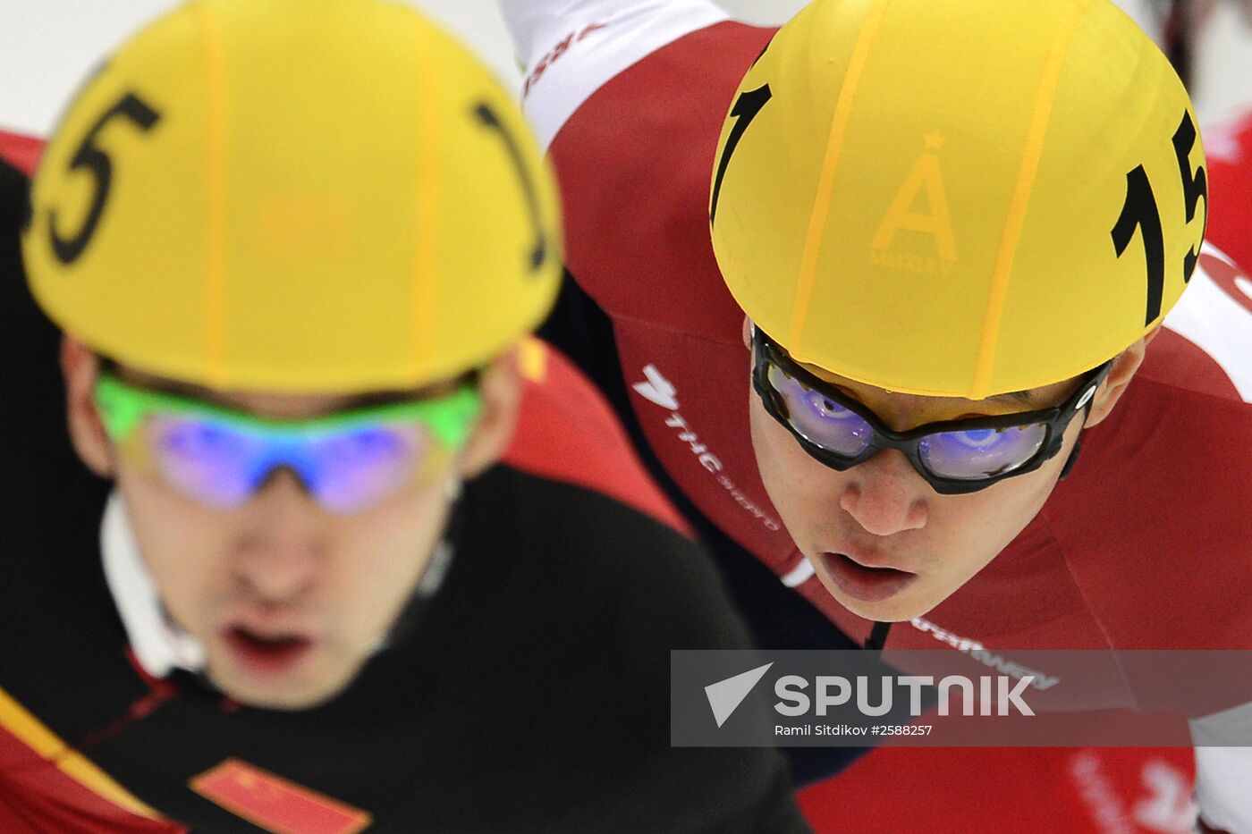 World Short Track Speed Skating Championships. Day Three