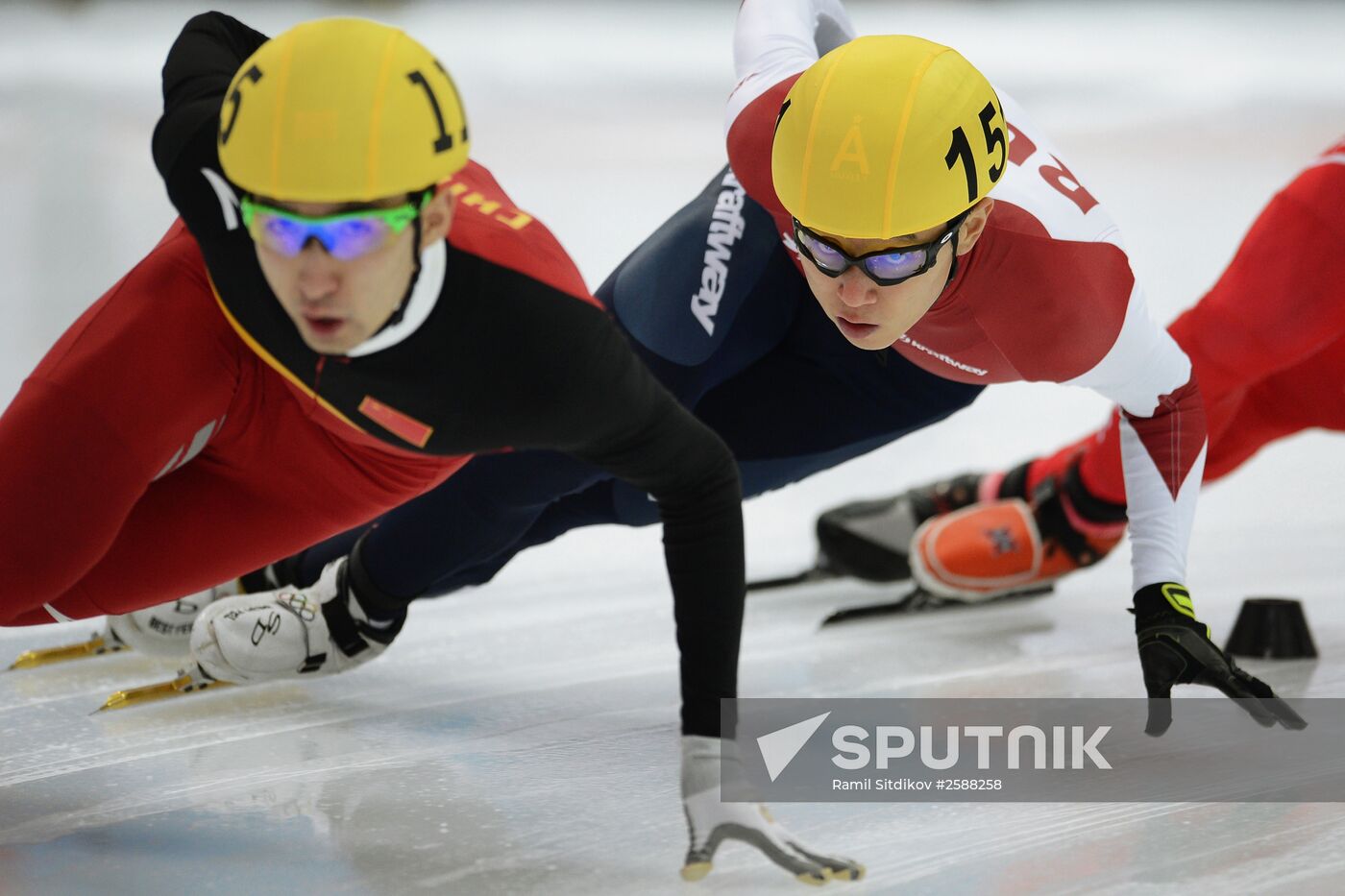 World Short Track Speed Skating Championships. Day Three